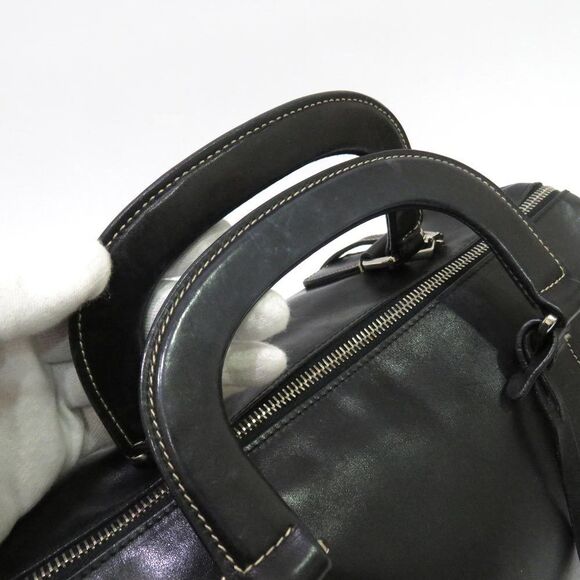 Prada 2 Way Bag Mini Boston Leather Black - Picture 8 of 9